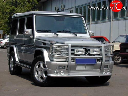 15 699 р. Накладка переднего бампера AMG Mercedes-Benz G class W463 5 дв. дорестайлинг (1989-1994) (Неокрашенная)  с доставкой в г. Нижний Новгород