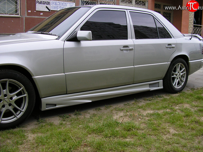 4 699 р. Пороги накладки Elegance Mercedes-Benz E-Class W124 седан дорестайлинг (1984-1993)  с доставкой в г. Нижний Новгород