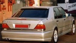 6 199 р. Козырёк LORINSER на заднее лобовое стекло автомобиля Mercedes-Benz S class W140 Седан (1991-1998) (Неокрашенный)  с доставкой в г. Нижний Новгород. Увеличить фотографию 4