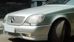 11 399 р. Накладка переднего бампера AMG Mercedes-Benz S class W140 Купе (1991-1998) (Неокрашенная)  с доставкой в г. Нижний Новгород. Увеличить фотографию 2