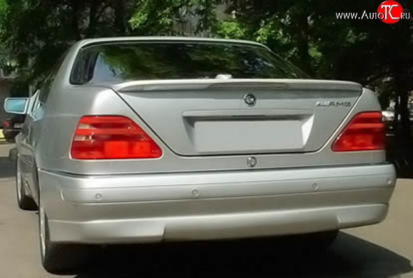 11 399 р. Накладка заднего бампера AMG Mercedes-Benz S class W140 Купе (1991-1998) (Неокрашенная)  с доставкой в г. Нижний Новгород