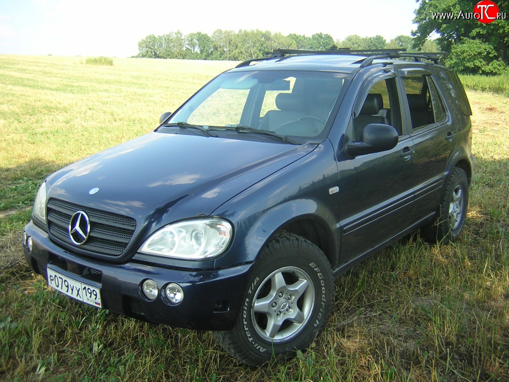 5 199 р. Передний бампер MT Mercedes-Benz ML class W163 дорестайлинг (1997-2001) (Неокрашенный)  с доставкой в г. Нижний Новгород