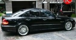 2 699 р. Козырёк AMG на заднее лобовое стекло автомобиля  Mercedes-Benz E-Class  W211 (2002-2009) дорестайлинг седан, рестайлинг седан (Неокрашенный)  с доставкой в г. Нижний Новгород. Увеличить фотографию 3