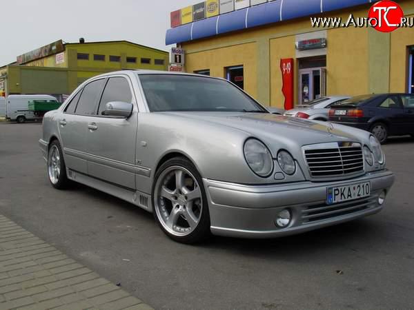 8 149 р. Передний бампер Lorinzer Mercedes-Benz E-Class W210 дорестайлинг седан (1996-1999) (Дорестайлинг, Неокрашенный)  с доставкой в г. Нижний Новгород