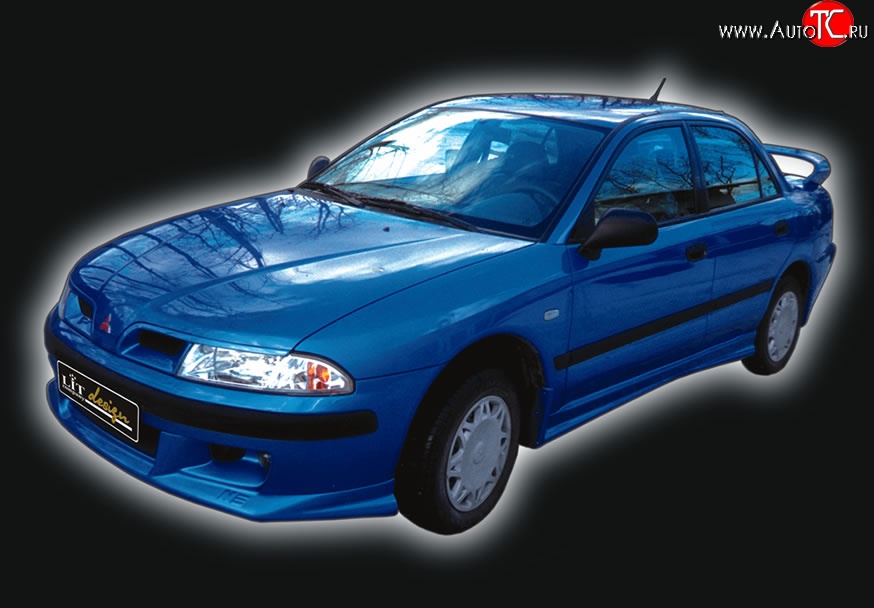 4 149 р. Накладка переднего бампера GT Dynamics Mitsubishi Carisma (1999-2004) (Неокрашенная)  с доставкой в г. Нижний Новгород