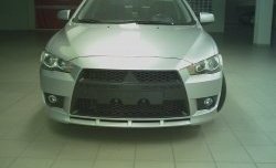 22 899 р. Передний бампер Standart Plus Mitsubishi Lancer 10 седан дорестайлинг (2007-2010) (Неокрашенный)  с доставкой в г. Нижний Новгород. Увеличить фотографию 3