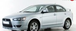 3 599 р. Накладка переднего бампера Elegance Mitsubishi Lancer CY седан рестайлинг (2011-2017) (Неокрашенная)  с доставкой в г. Нижний Новгород. Увеличить фотографию 4