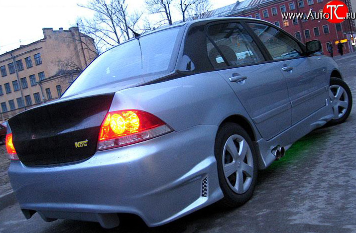 7 549 р. Задний бампер OS Mitsubishi Lancer 9 2-ой рестайлинг седан (2005-2009)  с доставкой в г. Нижний Новгород