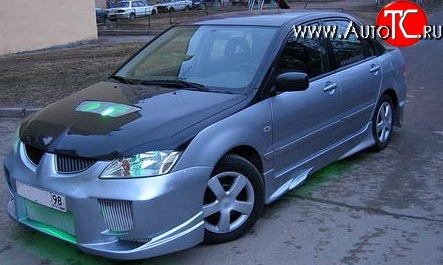 6 699 р. Передний бампер OS Mitsubishi Lancer 9 2-ой рестайлинг седан (2005-2009)  с доставкой в г. Нижний Новгород