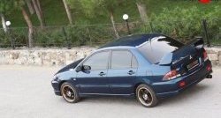 5 399 р. Накладка заднего бампера Sport 2.0 Mitsubishi Lancer 9 2-ой рестайлинг седан (2005-2009) (Неокрашенная)  с доставкой в г. Нижний Новгород. Увеличить фотографию 2