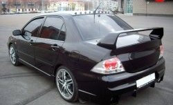 8 299 р. Спойлер в стиле Evo var №2 (средний)  Mitsubishi Lancer  9 (2003-2009) 1-ый рестайлинг седан, 2-ой рестайлинг седан (Неокрашенный)  с доставкой в г. Нижний Новгород. Увеличить фотографию 4