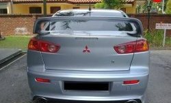 4 999 р. Накладка Zodiak V2 на задний бампер Mitsubishi Lancer 10 седан дорестайлинг (2007-2010) (Неокрашенная)  с доставкой в г. Нижний Новгород. Увеличить фотографию 3