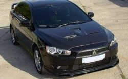 31 799 р. Пластиковый капот Evo Mitsubishi Lancer 10 хэтчбэк дорестайлинг (2007-2010) (Неокрашенный)  с доставкой в г. Нижний Новгород. Увеличить фотографию 6