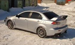 2 159 р. Диффузор Evo на крышу  Mitsubishi Lancer  10 (2007-2017) седан дорестайлинг, седан рестайлинг (Неокрашенный)  с доставкой в г. Нижний Новгород. Увеличить фотографию 1