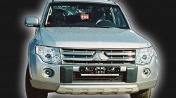 10 499 р. Накладка переднего бампера GT Dynamics Mitsubishi Pajero 4 V80 дорестайлинг (2006-2011) (Дорестайлинг, Неокрашенная)  с доставкой в г. Нижний Новгород. Увеличить фотографию 2