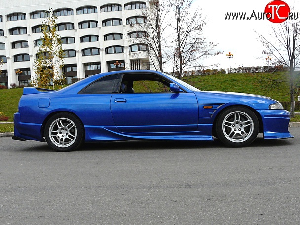 11 649 р. Пороги накладки DoLuck Nissan Skyline R33 (1993-1998) (Неокрашенные)  с доставкой в г. Нижний Новгород