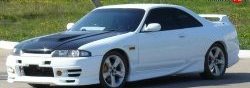 10 949 р. Передние крылья Drift style Nissan Skyline R33 (1993-1998) (Неокрашенные)  с доставкой в г. Нижний Новгород. Увеличить фотографию 3