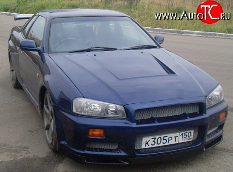 9 549 р. Передний бампер GTR Nissan Skyline R33 (1993-1998) (Неокрашенный)  с доставкой в г. Нижний Новгород