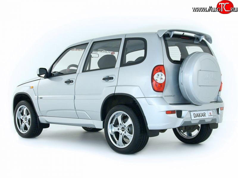 1 999 р. Пороги накладки Dakar Chevrolet Niva 2123 дорестайлинг (2002-2008) (Неокрашенные)  с доставкой в г. Нижний Новгород