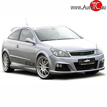 2 499 р. Решётка радиатора Lumma 2 Opel Astra H GTC хэтчбек 3 дв. рестайлинг (2006-2011) (Неокрашенная)  с доставкой в г. Нижний Новгород