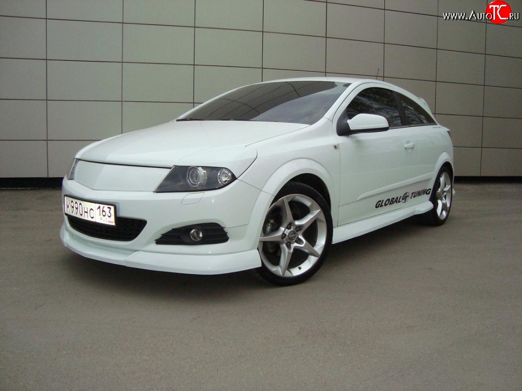 4 499 р. Глухая решётка радиатора Global Tuning  Opel Astra  H GTC (2004-2011) хэтчбек 3 дв. дорестайлинг, хэтчбек 3 дв. рестайлинг (Неокрашенная)  с доставкой в г. Нижний Новгород