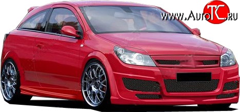 3 649 р. Решётка радиатора Sport (дорестайлинг) Opel Astra H GTC хэтчбек 3 дв. дорестайлинг (2004-2006)  с доставкой в г. Нижний Новгород