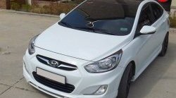 3 399 р. Накладка CT на передний бампер Hyundai Solaris RBr хэтчбэк дорестайлинг (2010-2014) (Неокрашенная)  с доставкой в г. Нижний Новгород. Увеличить фотографию 2