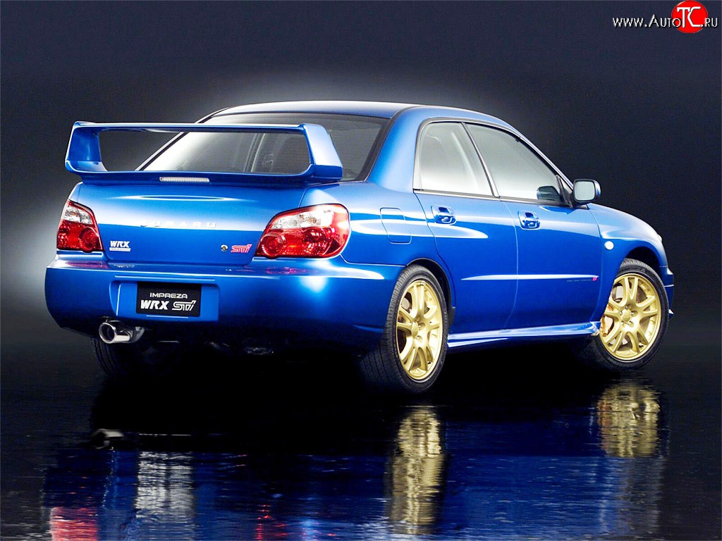 6 599 р. Спойлер Subaru WRX Subaru Impreza GD седан дорестайлинг (2000-2002) (Неокрашенный)  с доставкой в г. Нижний Новгород