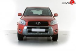 2 899 р. Накладка переднего бампера Toyota RAV4 XA305 5 дв. дорестайлинг (2005-2009) (Неокрашенная)  с доставкой в г. Нижний Новгород. Увеличить фотографию 2