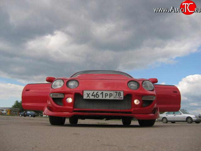 2 249 р. Нижняя юбка (сплошной элерон) Toyota Celica T210 (1993-1999)  с доставкой в г. Нижний Новгород