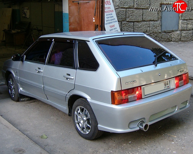 2 899 р. Задний бампер M-VRS Лада 2114 (2001-2014) (Неокрашенный)  с доставкой в г. Нижний Новгород