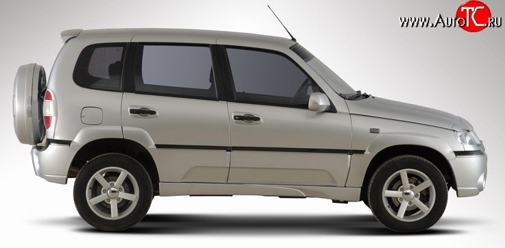 1 999 р. Пороги накладки Ниагара 2 Chevrolet Niva 2123 дорестайлинг (2002-2008) (Неокрашенные)  с доставкой в г. Нижний Новгород