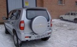 2 299 р. Чехол запасного колеса Chevrolet Лада 2123 (Нива Шевроле) 1 рестайлинг (2009-2020) (Неокрашенный)  с доставкой в г. Нижний Новгород. Увеличить фотографию 2