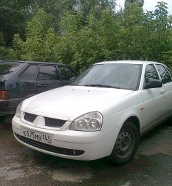 749 р. Решётка радиатора Car.t MMC Style Лада Приора 2171 универсал дорестайлинг  (2008-2014) (Неокрашенная)  с доставкой в г. Нижний Новгород. Увеличить фотографию 2