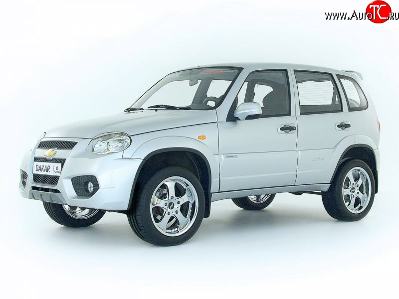 1 249 р. Накладки на зеркала Dakar после 2005 г.в Chevrolet Niva 2123 рестайлинг (2009-2020) (Неокрашенные)  с доставкой в г. Нижний Новгород