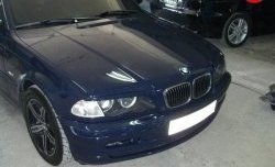 1 149 р. Реснички CarZone BMW 3 серия E46 седан дорестайлинг (1998-2001) (Неокрашенные)  с доставкой в г. Нижний Новгород. Увеличить фотографию 6