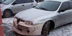 13 499 р. Передний бампер CT v2 Alfa Romeo 156 932 дорестайлинг, седан (1996-2002) (Неокрашенный)  с доставкой в г. Нижний Новгород. Увеличить фотографию 3