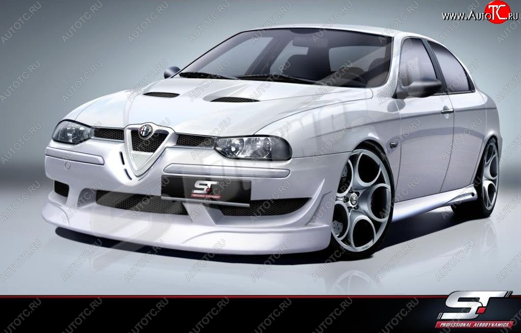 28 999 р. Передний бампер ST Alfa Romeo 156 932 дорестайлинг, седан (1996-2002)  с доставкой в г. Нижний Новгород