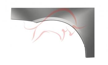 2 189 р. Правая задняя ремонтная арка (внешняя) Wisentbull  Alfa Romeo GT  937 (2003-2010)  с доставкой в г. Нижний Новгород. Увеличить фотографию 1