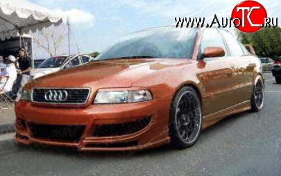 7 299 р. Передний бампер Carzone Audi A4 B5 8D5 универсал дорестайлинг (1994-1997)  с доставкой в г. Нижний Новгород