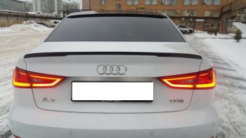 3 399 р. Лип спойлер АВТОКРАТ Audi A3 8VS седан дорестайлинг (2012-2016) (Неокрашенный)  с доставкой в г. Нижний Новгород. Увеличить фотографию 7