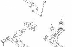 459 р. Полиуретановая втулка стабилизатора задней подвески Точка Опоры  Audi A3 (8P1 хэтчбэк 3 дв.,  8PA хэтчбэк 5 дв.), A8 (D4), Seat Alhambra (7N), Altea (5P), Toledo (универсал), Skoda Octavia (A5), Superb (B6 (3T),  B6 (3T5),  (B6) 3T), Yeti, Volkswagen Eos, Golf (7), Jetta (A5), Tiguan (NF)  с доставкой в г. Нижний Новгород. Увеличить фотографию 2
