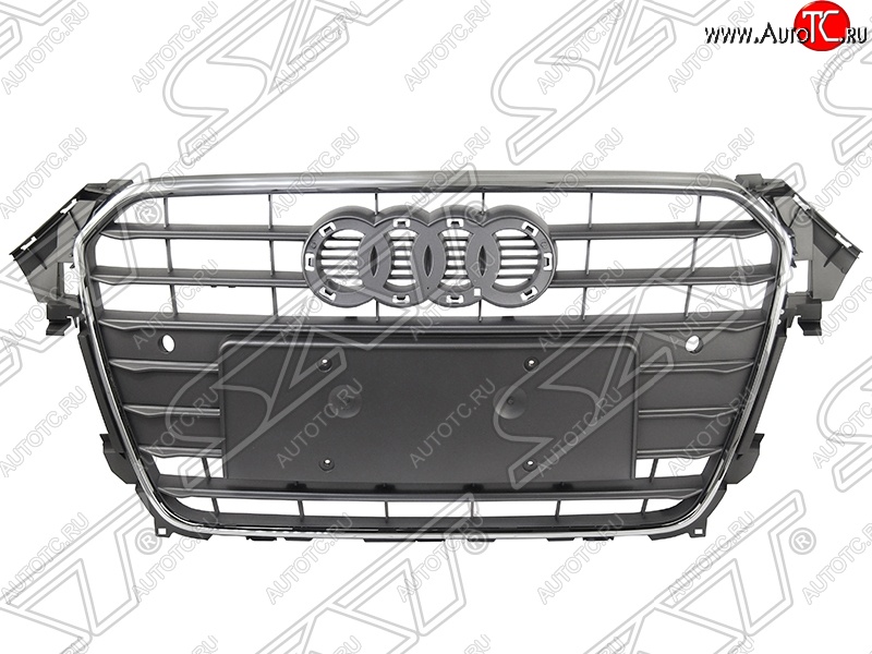 13 699 р. Решетка радиатора SAT  Audi A4  B8 (2011-2015) рестайлинг, седан, рестайлинг, универсал (Неокрашенная)  с доставкой в г. Нижний Новгород