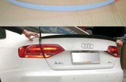 3 399 р. Лип спойлер АВТОКРАТ  Audi A4  B8 (2007-2011) дорестайлинг, седан (Неокрашенный)  с доставкой в г. Нижний Новгород. Увеличить фотографию 1