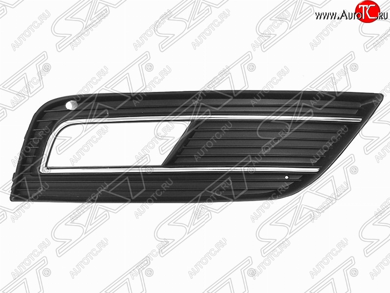 839 р. Правая рамка противотуманной фары SAT  Audi A4  B8 (2011-2015) рестайлинг, седан, рестайлинг, универсал (Неокрашенная)  с доставкой в г. Нижний Новгород