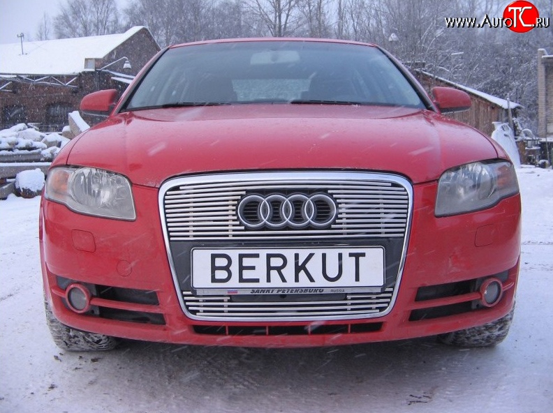 5 299 р. Декоративная вставка решетки радиатора Berkut Audi A4 B7 седан (2004-2008)  с доставкой в г. Нижний Новгород