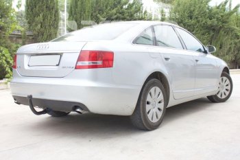 42 749 р. Фаркоп Aragon. (шар V) Audi A6 C6 дорестайлинг, седан (2004-2008)  с доставкой в г. Нижний Новгород. Увеличить фотографию 2