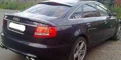 6 999 р. Козырёк на заднее лобовое стекло Sport  Audi A6  C6 (2004-2008) дорестайлинг, седан  с доставкой в г. Нижний Новгород. Увеличить фотографию 1