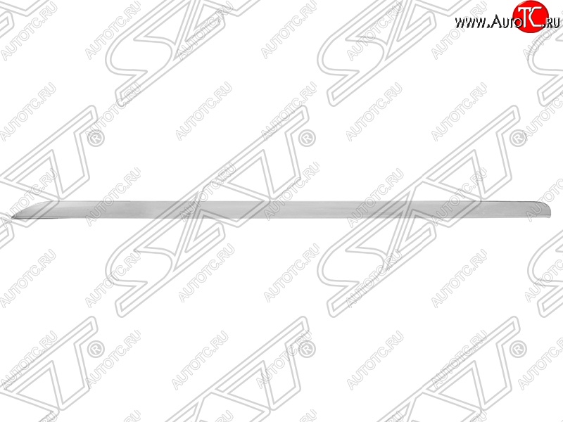 739 р. Молдинг переднего бампера SAT (правый, хром)  Audi A6  C6 (2004-2008) дорестайлинг, седан, дорестайлинг, универсал  с доставкой в г. Нижний Новгород