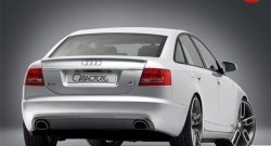 5 499 р. Лип спойлер Caractere  Audi A6  C6 (2004-2008) дорестайлинг, седан  с доставкой в г. Нижний Новгород. Увеличить фотографию 1